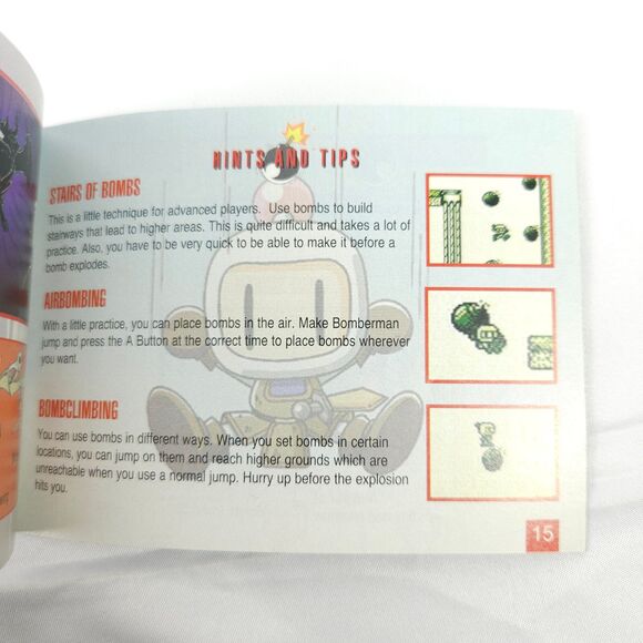 Pocket Bomberman Gameboy Color Instruction Booklet Manual *ONLY* - Picture 4 of 5